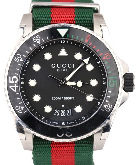 gucci dive watch band|gucci dive watch for sale.